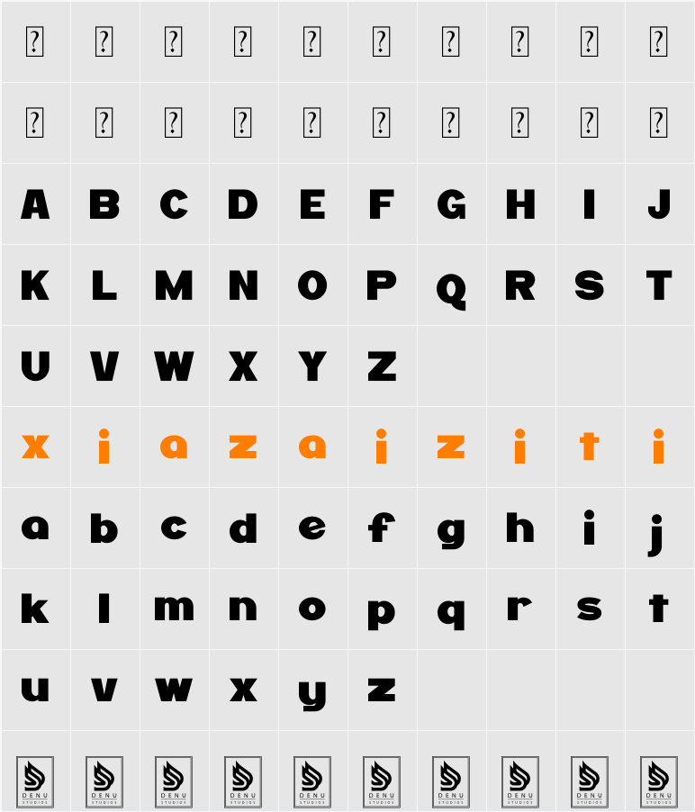 Nolang 字符映射表