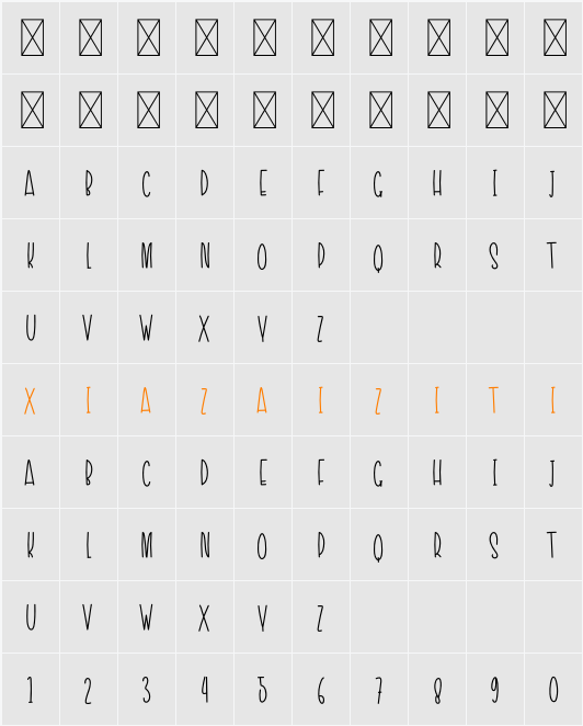 Playful 字符映射表