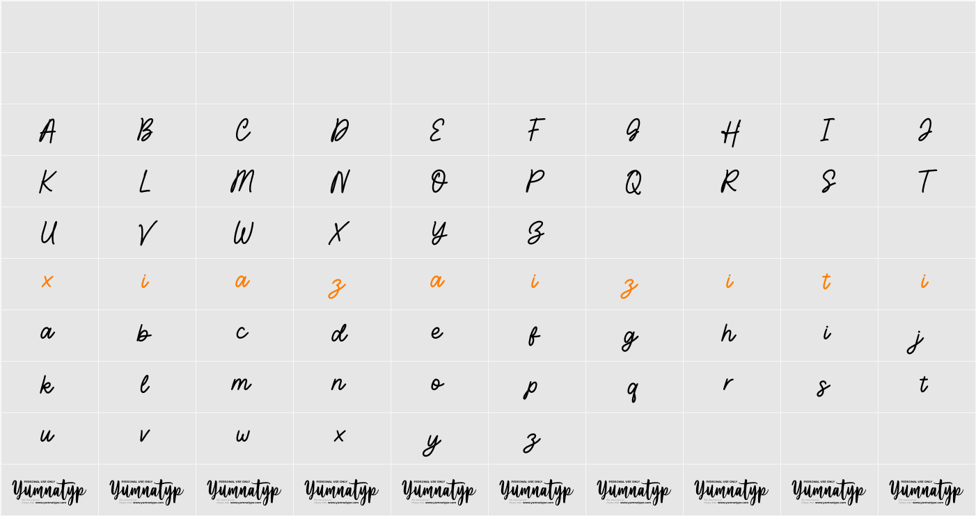 Planner Delight Personal Use 字符映射表