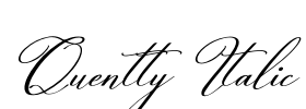 Quentty Italic