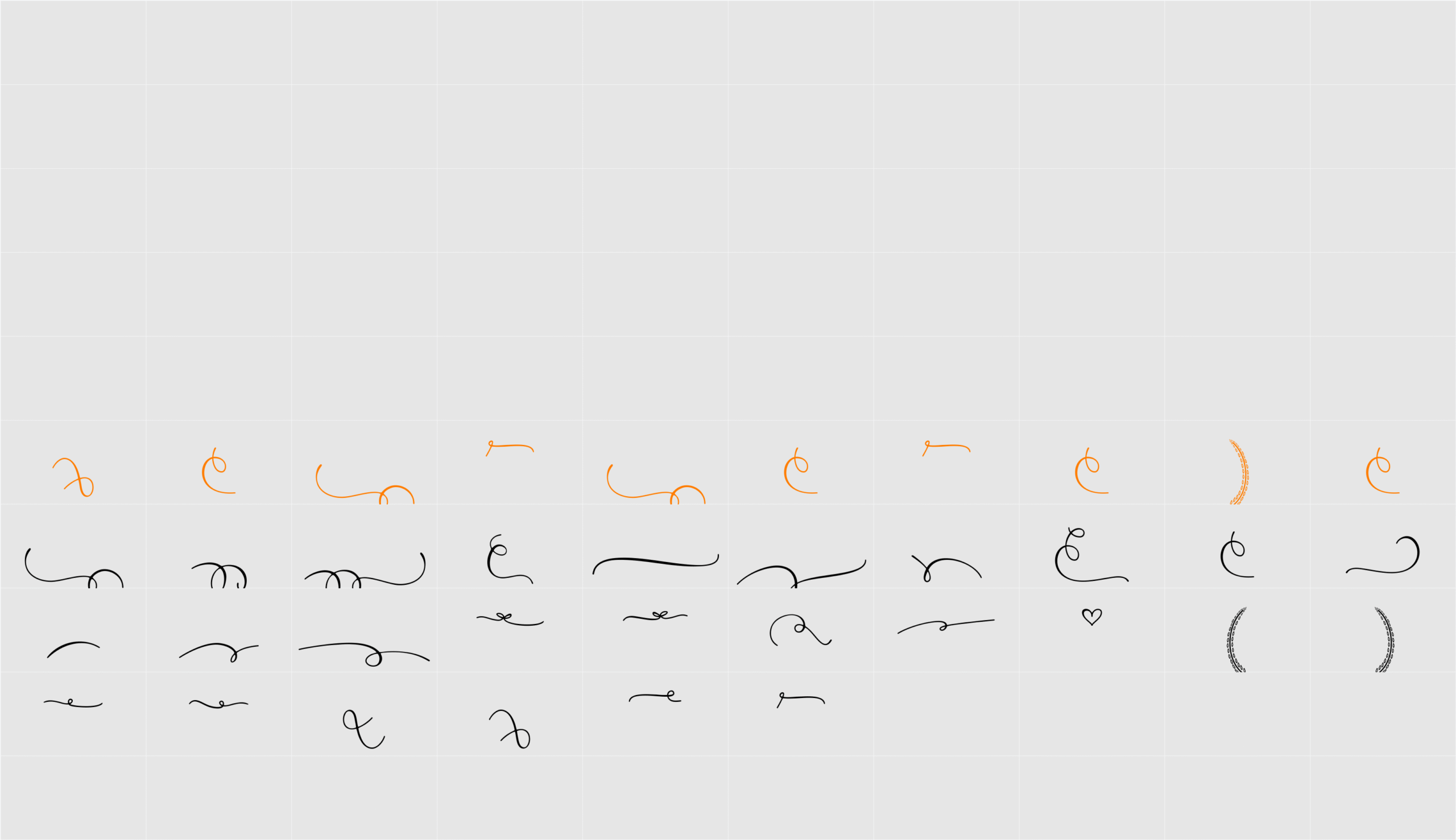 Platipus Ornaments 字符映射表