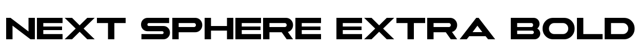 Next Sphere Extra Bold