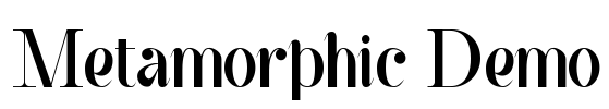 Metamorphic Demo