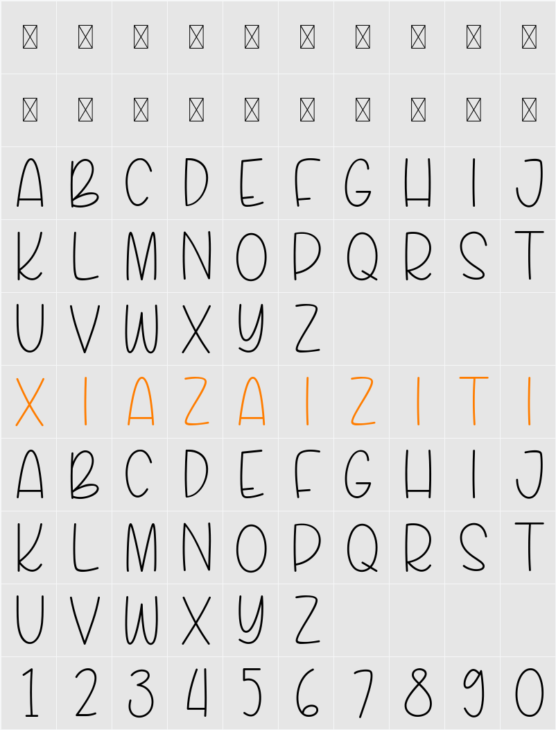 Normal 字符映射表