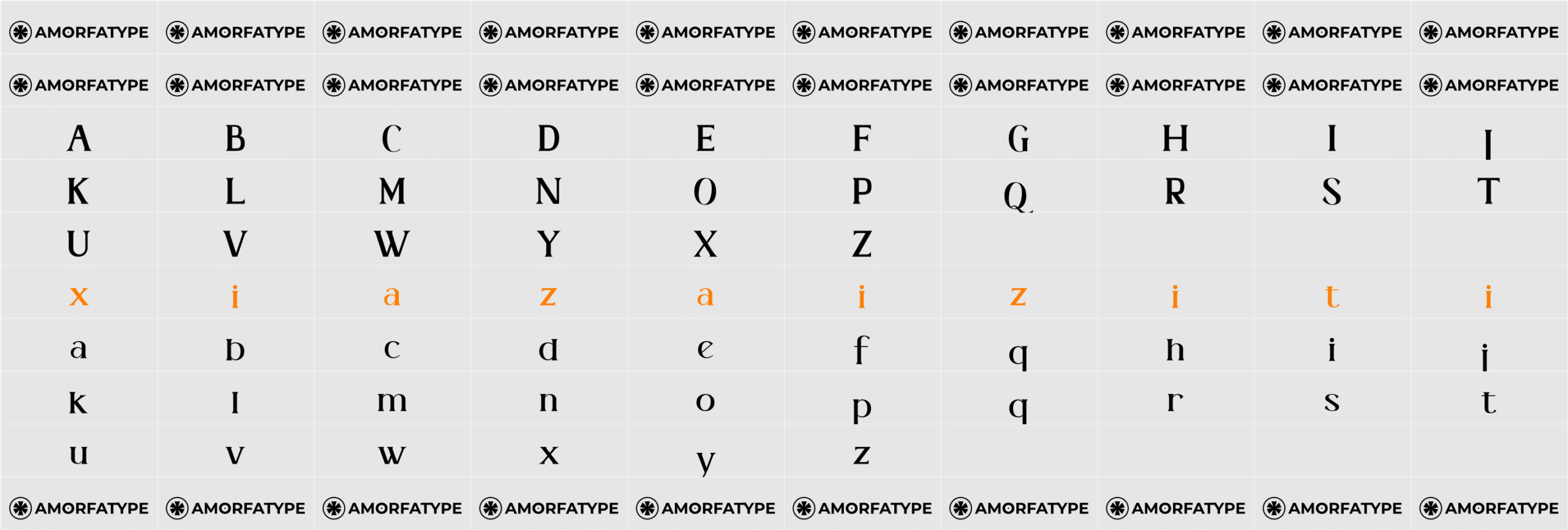 Qandeta DEMO VERSION 字符映射表