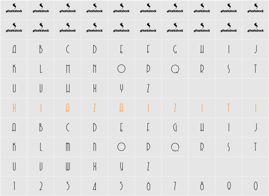 Quincento 字符映射表