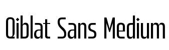 Qiblat Sans Medium