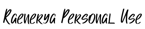 Raenerya Personal Use
