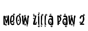 Meow Zilla Paw 2