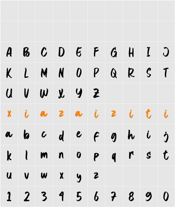 Normal 字符映射表