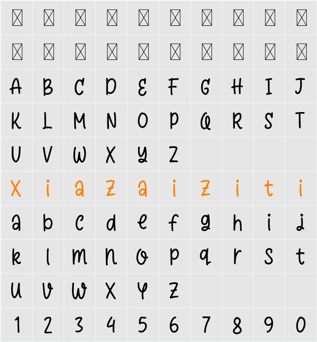 Questar - Free Trial 字符映射表