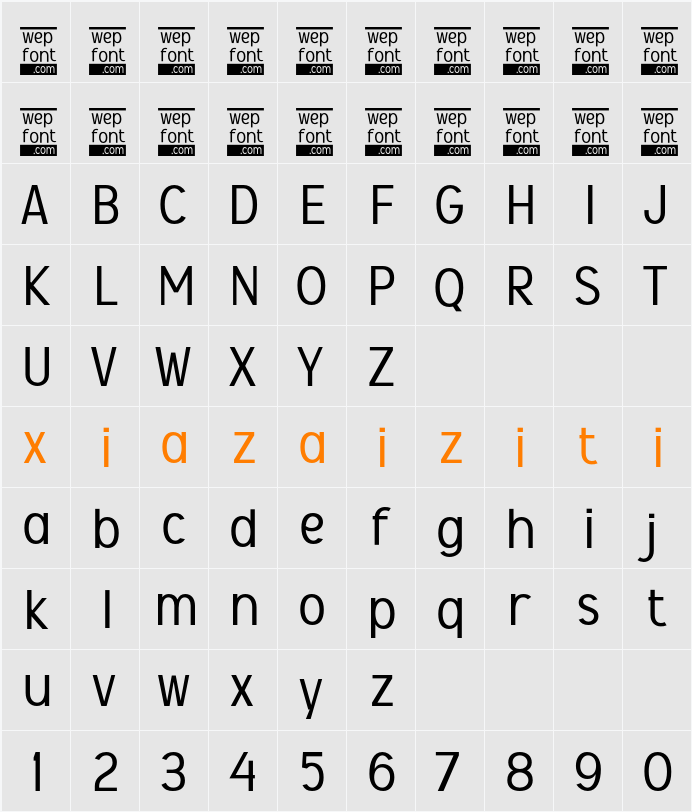 Oaback 字符映射表