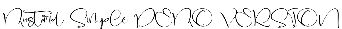 Mustard Simple DEMO VERSION