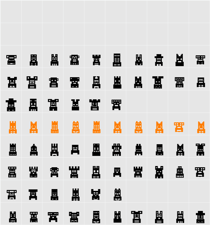 Ordlinks 字符映射表