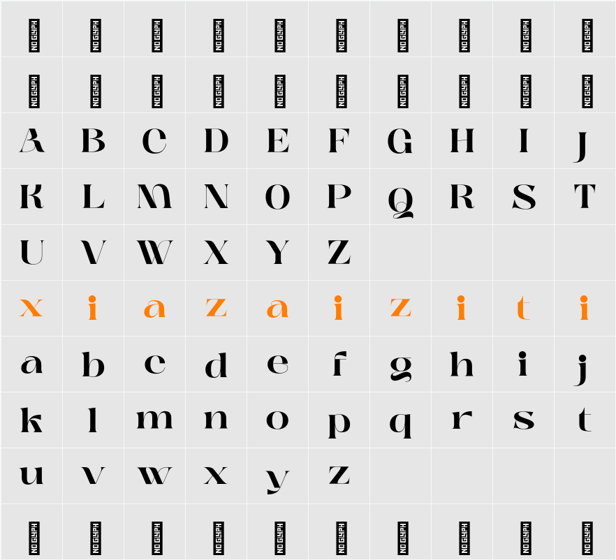 Murqas Expanded 字符映射表