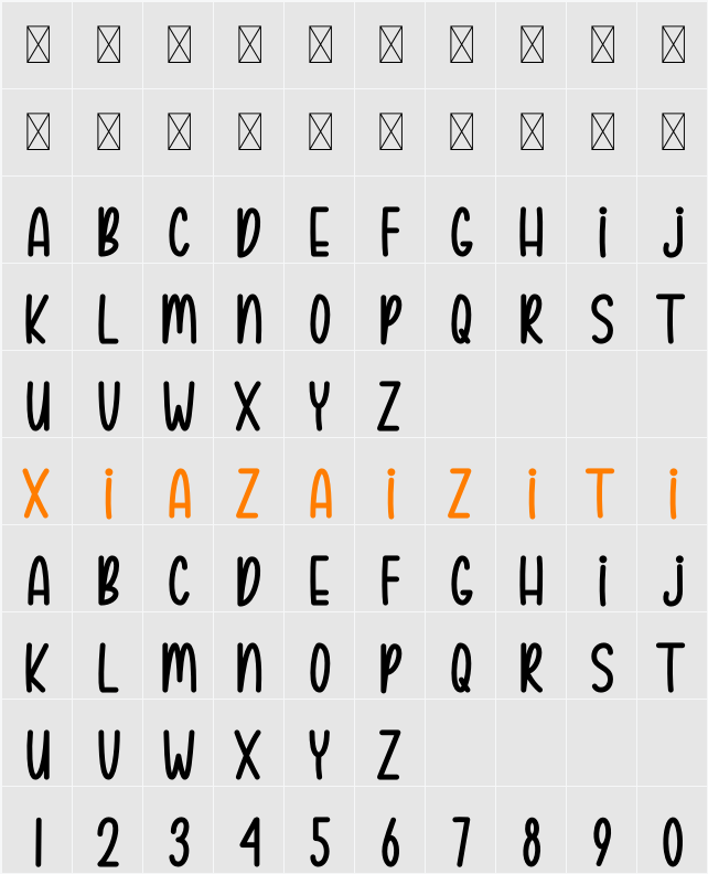 Popcorn 字符映射表