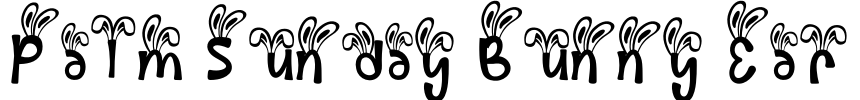 Palm Sunday Bunny Ear