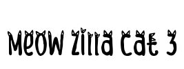 Meow Zilla Cat 3