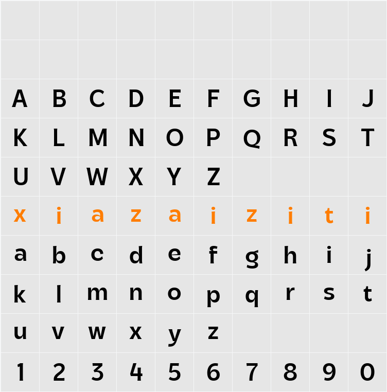 Parsone SemBd 字符映射表