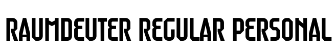 Raumdeuter Regular Personal