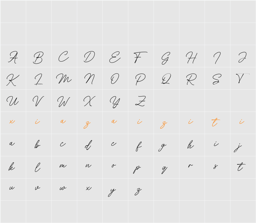 Milena 字符映射表