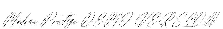 Modena Prestige DEMO VERSION