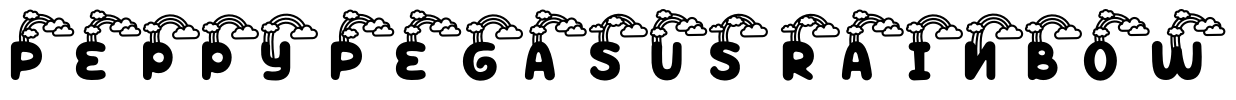 Peppy Pegasus Rainbow