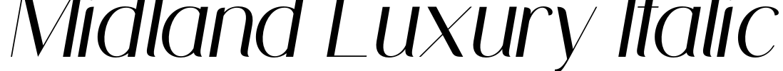 Midland Luxury Italic