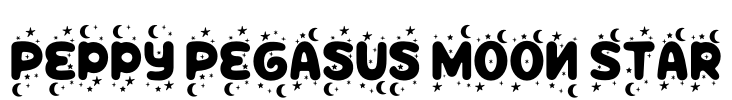 Peppy Pegasus Moon Star