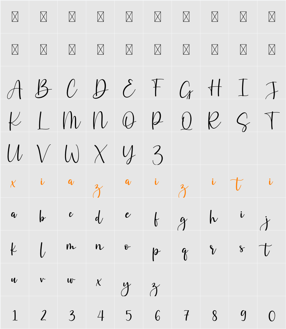 Normal 字符映射表