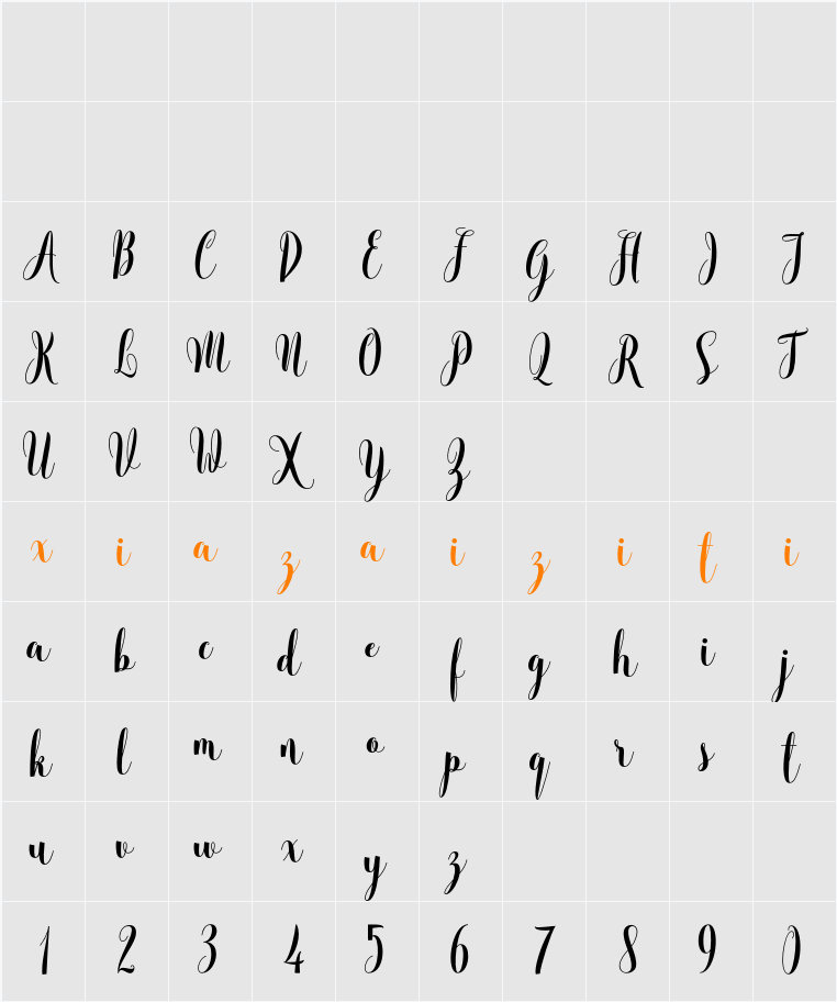 Melinda 字符映射表