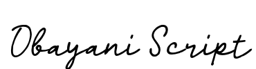 Obayani Script