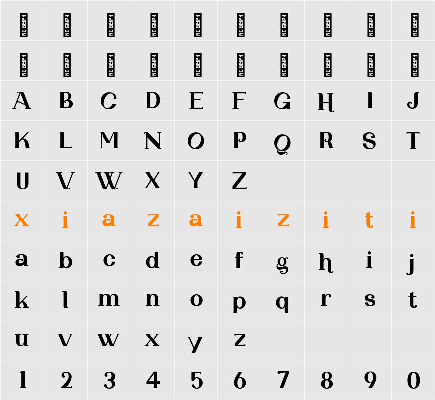 Paukalani Personal Use 字符映射表