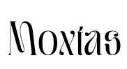 Moxtas 字体预览图