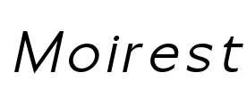 Moirest 字体预览图
