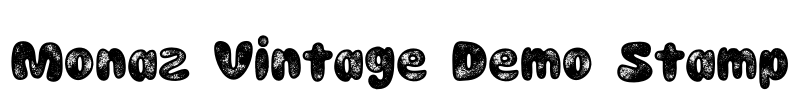 Monaz Vintage Demo Stamp