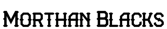 Morthan Blacks 字体预览图