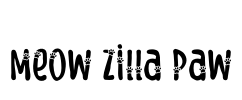 Meow Zilla Paw