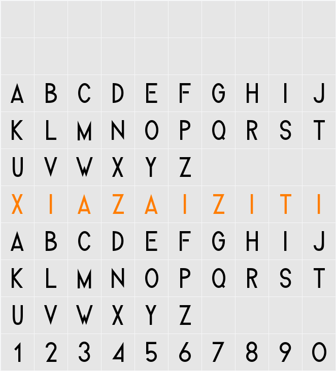 Melvick 字符映射表