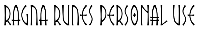 Ragna Runes PERSONAL USE