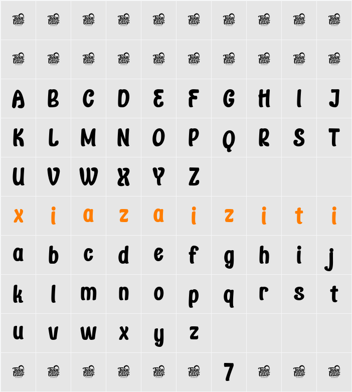 RAPHELA Trial 字符映射表