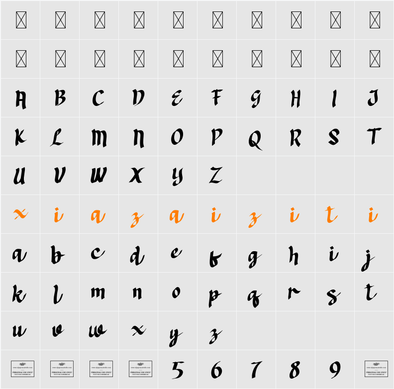 Omnivore Free 字符映射表