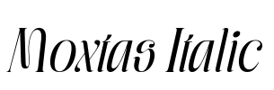 Moxtas Italic