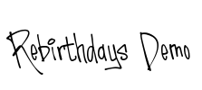 Rebirthdays Demo