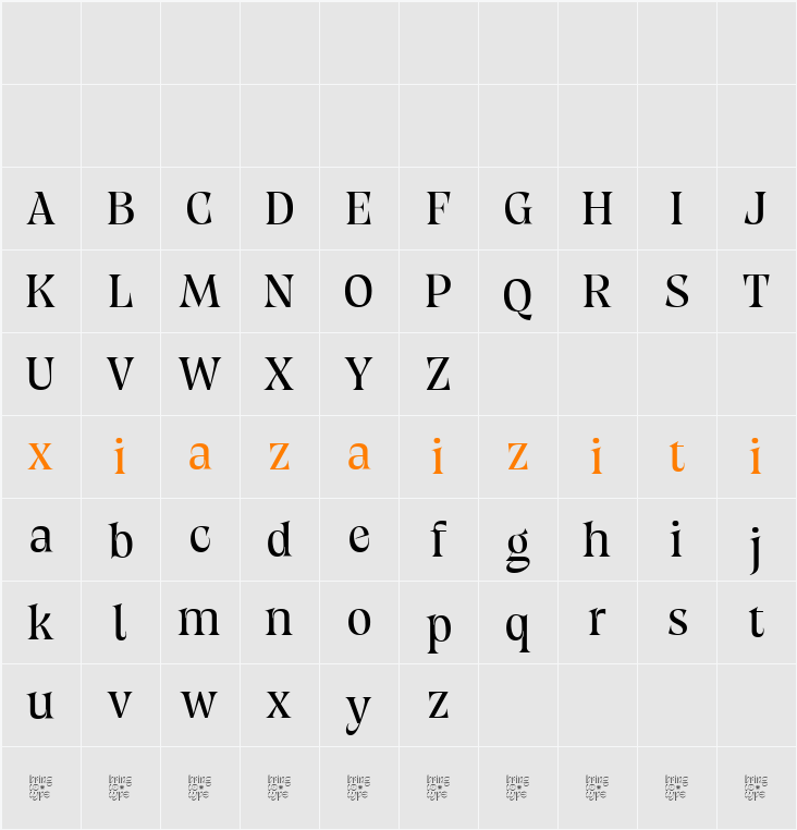 Test 11 字符映射表