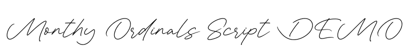 Monthy Ordinals Script DEMO