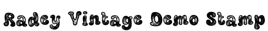 Radey Vintage Demo Stamp