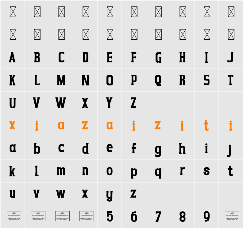 Red Velvet Free 字符映射表