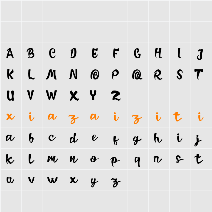 Raimes Demo 字符映射表