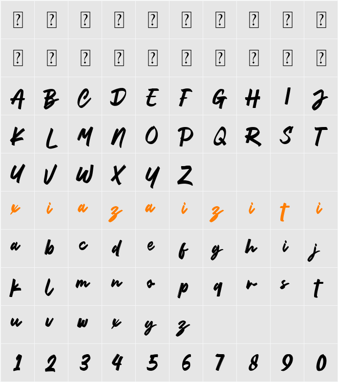 Reaching Montreal 字符映射表
